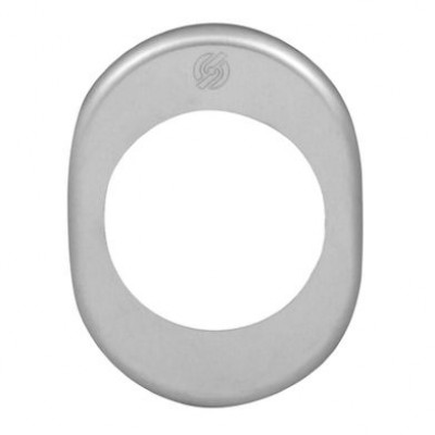 Декоративная накладка овальная Securemme 4300KCL хром d46 Securemme 49853