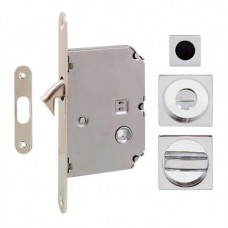 Ручки для раздвижных дверей Fimet 3667R + LOCK + MQ F04 хром
