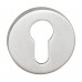 Ручки дверные с накладкой под евроцилиндр Mandelli Start Chrome