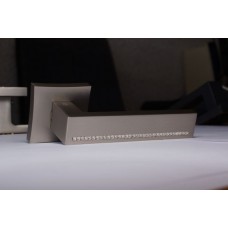 Ручки дверные ORO&ORO Quattro 106CR-13E MSN Перламутровый никель/кристаллы Swarovski