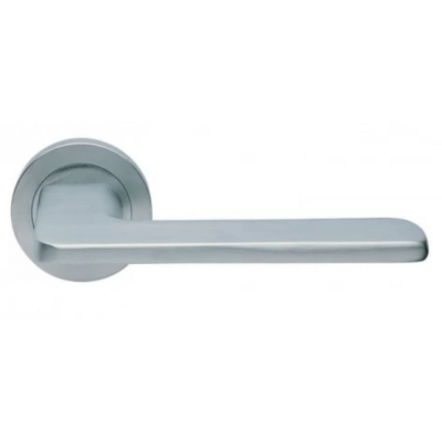 Ручки дверные на круглой розетке Manital BLADE CSA хром сатин Manital BLADE CSA круг