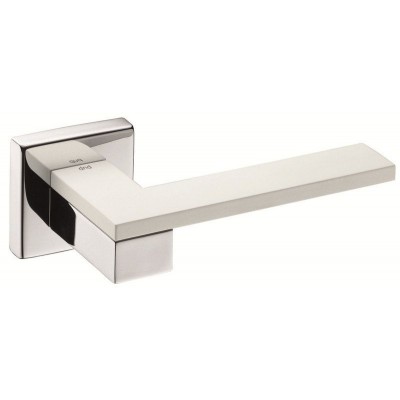 Ручки дверні DND Esa хром білий ES14-CBI