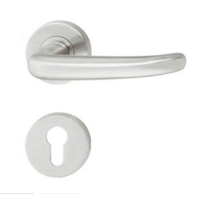 Комплект ручек Hafele PDH3104 PC никель матовый PVD 8мм
