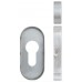 Накладки под цилиндр ROSTEX S32 PZ OVAL NEREZ MAT