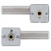 Ручки дверные ROSTEX SAVONA H53 mov-mov SQUARE 38-52мм NEREZ MAT