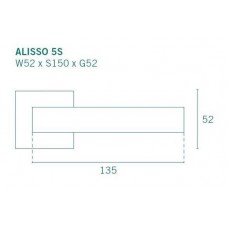 Ручки дверные APRILE ALISSO Q 5S 03 хром полированный