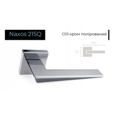 Ручки дверные Forme Naxos 215Q C01 хром полированный