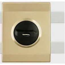 Замок накладной GERDA TYTAN ZX Plus GT-8 4кл. латунь полированна (длинный ключ)