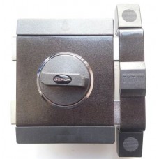 Замок накладной GERDA TYTAN ZX 5кл. без планок графит (короткий ключ)