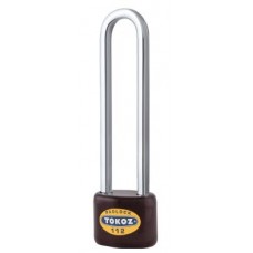Замок навесной TOKOZ 112/50 LONG 3KEY TK1 M R shackle 130мм 9мм
