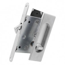 Ручки для раздвижных дверей Fimet 3663AR + LOCK + MQ F05 матовый хром