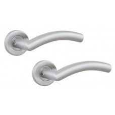 Ручки дверні ROSTEX PALERMO ES53 mov-mov ROUND 38-55мм NEREZ MAT