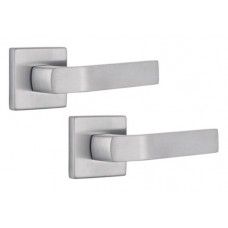 Ручки дверные ROSTEX QUADRUM H58 mov-mov SQUARE 38-45мм Treviso NEREZ MAT