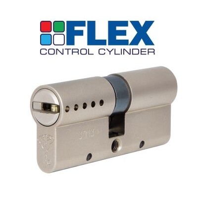 Дверний циліндр Mul-t-lock Interactive + 62mm (31Lx31) Нікель-сатин (ключ-ключ) FLEX CONTROL MTL-51275265