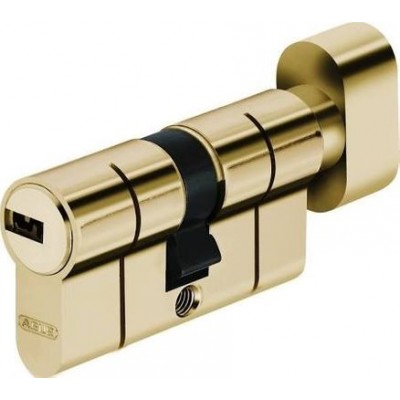 Дверной цилиндр ABUS KD6PS MM Z30/K30 5К ключ / тумблер латунь