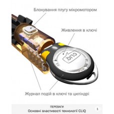 Дверний циліндр Mul-t-lock MT5 + 105mm (60ix45T) Нікель-сатин (ключ-тумблер) CLIQ GCW TO_NST