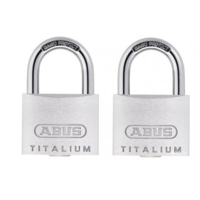 Замок навесной ABUS 726TI/40 TWIN B/PL комплект замков (2шт)