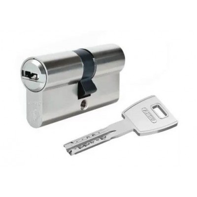 Дверной цилиндр ABUS X12R, ключ-ключ, 60 (30х30), 5 ключей, никель