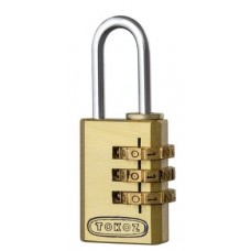 Замок навесной TOKOZ DELTA 20/3 CODE NR shackle 22мм 3мм BLISTER